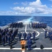 USCGC Stone’s crew holds all hands meeting