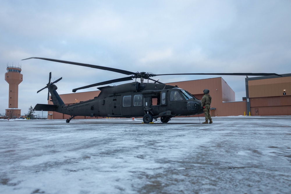 B Co 2-10 ABH 'Wolfpack' UH60 Blackhawk Flight