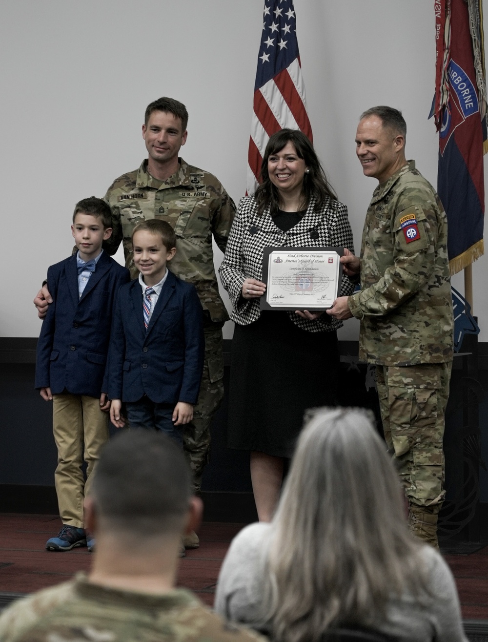 82nd Airborne Division Volunteer of the 1st Quarter