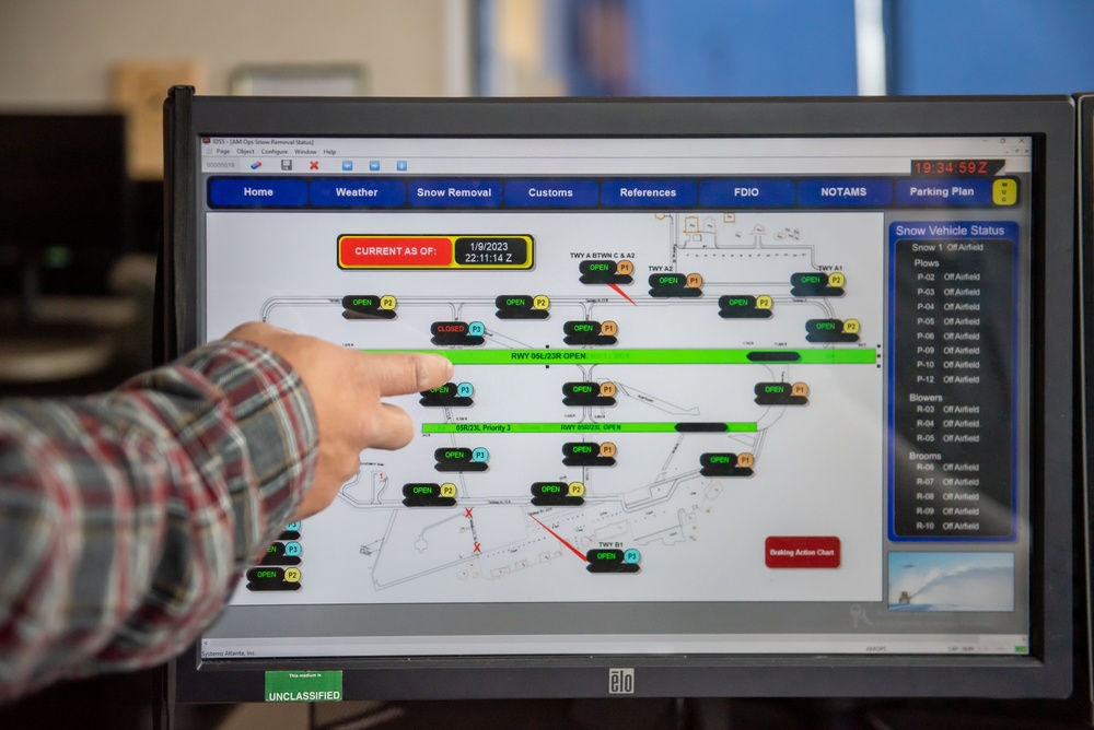 Cleared for takeoff: A behind-the-scenes look at how base keeps flightline open during winter weather