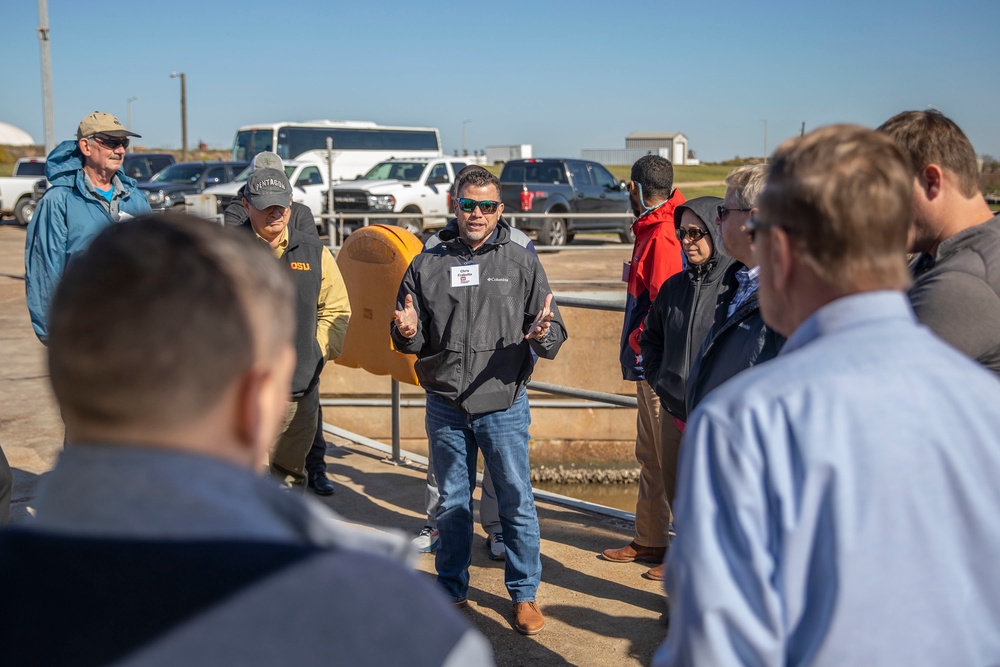 Inland Waterways Users Board Members Visit Brazos River Flood Gates – Colorado River Locks Project