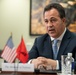 Secretary Austin hosts Albanian Defense Minister Niko Peleshi