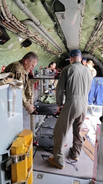 190th Members Participate in Joint Aeromedical Evacuation Training