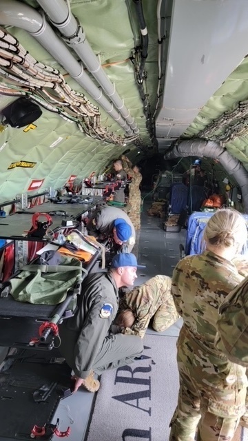 190th Members Participate in Joint Aeromedical Evacuation Training