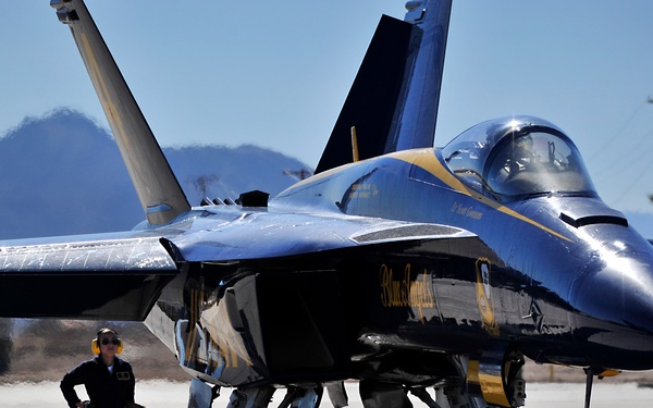Blue Angels Conduct Winter Training at NAF El Centro