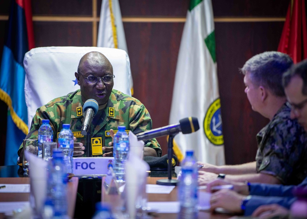 U.S. Sixth Fleet visits Nigerian Navy in Lagos