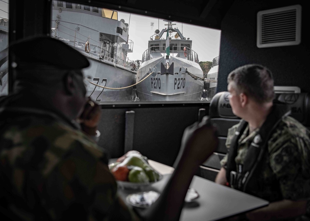 U.S. Sixth Fleet visits Nigerian Navy in Lagos