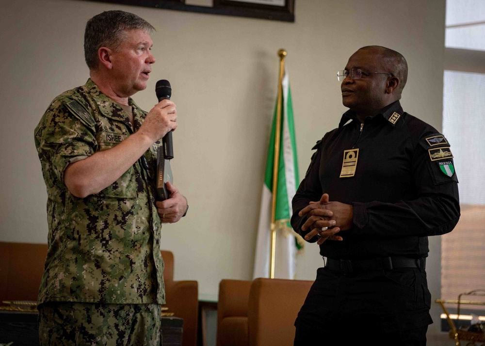 U.S. Sixth Fleet visits Nigerian Navy in Lagos