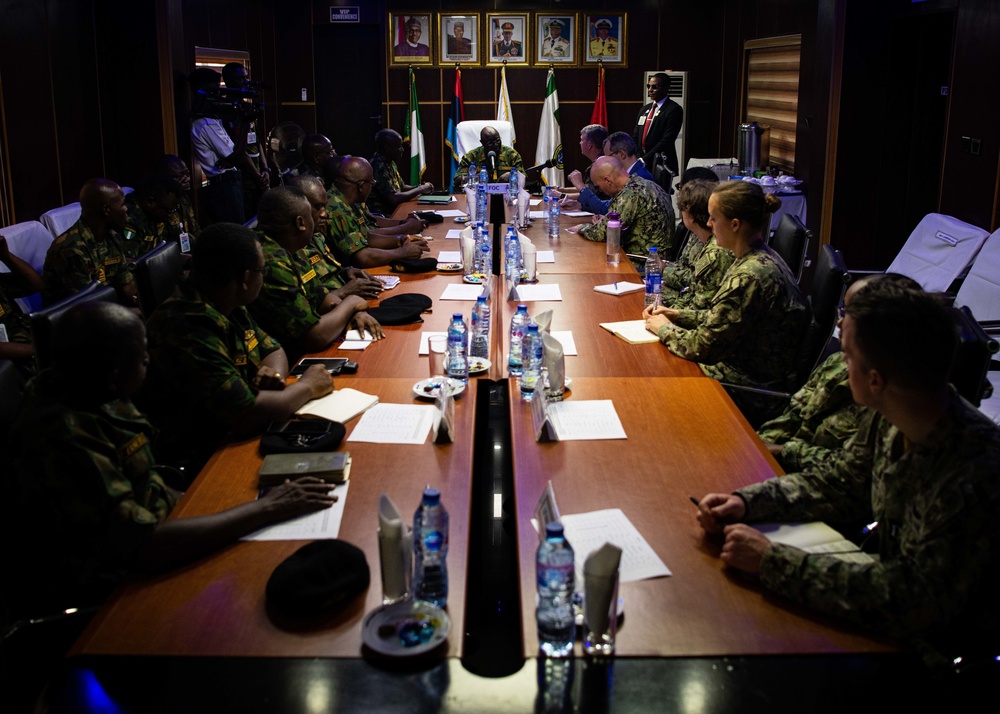 U.S. Sixth Fleet visits Nigerian Navy in Lagos