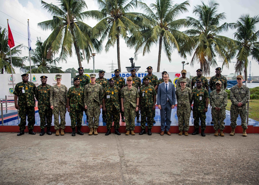 U.S. Sixth Fleet visits Nigerian Navy in Lagos