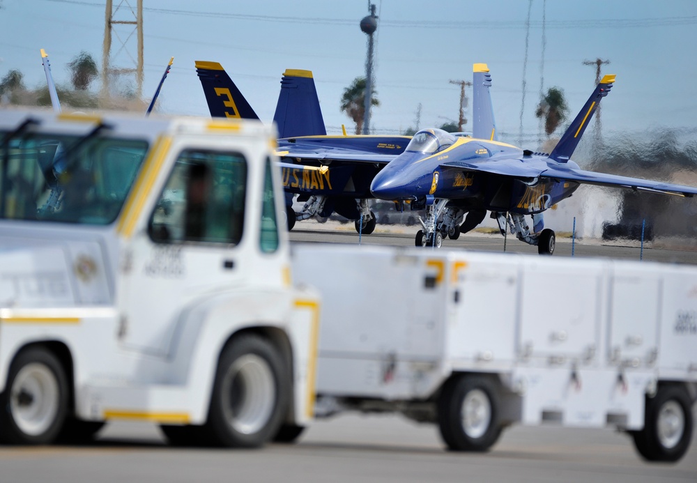 Blue Angels Conduct Winter Training at NAF El Centro