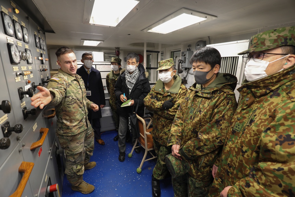 Japanese partners tour US Army vessel to better understand capabilities