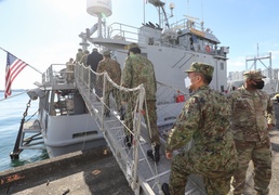 Japanese partners tour US Army vessel to better understand capabilities