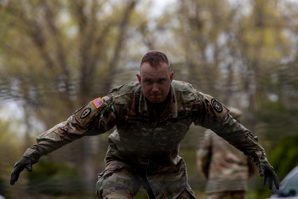 USAREC Soldiers Compete in Best Warrior Competition