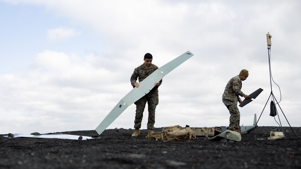 Fuji Viper 23.2: V34 Marines operate a PUMA Drone