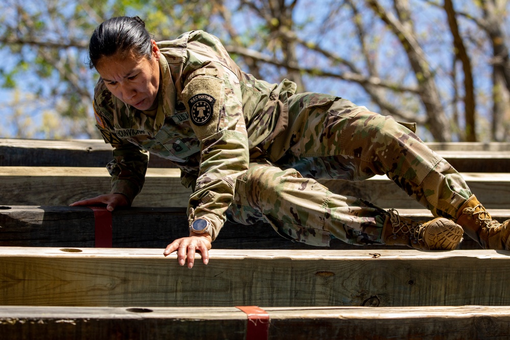 USAREC Soldiers Compete in Best Warrior Competition