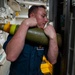 Paul Hamilton Sailor Loads Artillery Round Into Main Battery