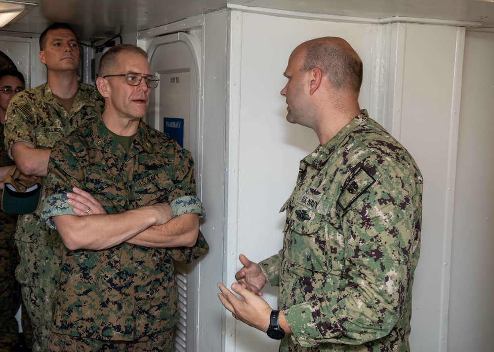 Chaplain of the Marine Corps Visits ESL