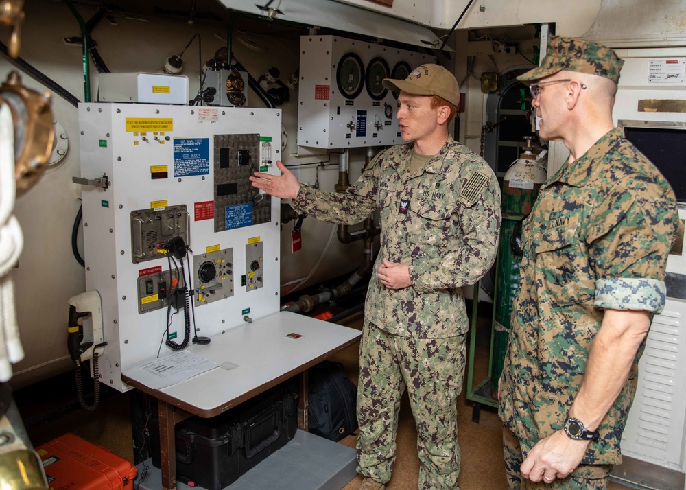 Chaplain of the Marine Corps Visits ESL