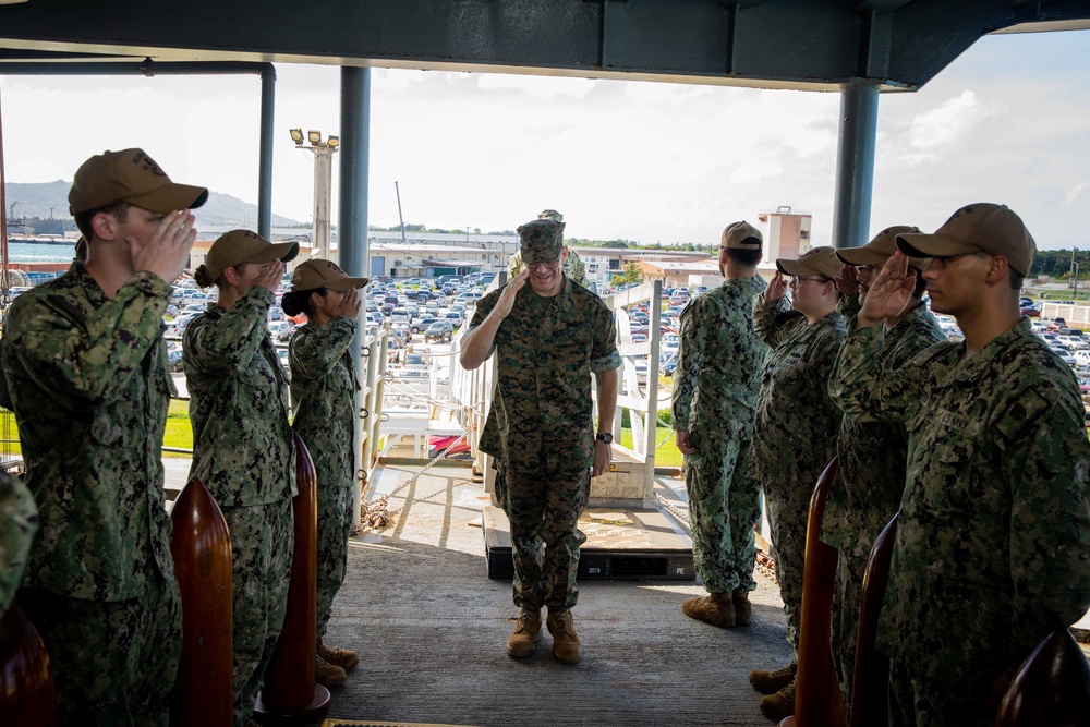 Chaplain of the Marine Corps Visits ESL