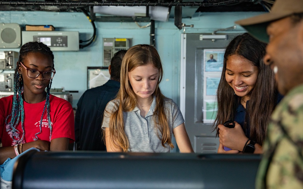 McCool School Visits USS Emory S. Land