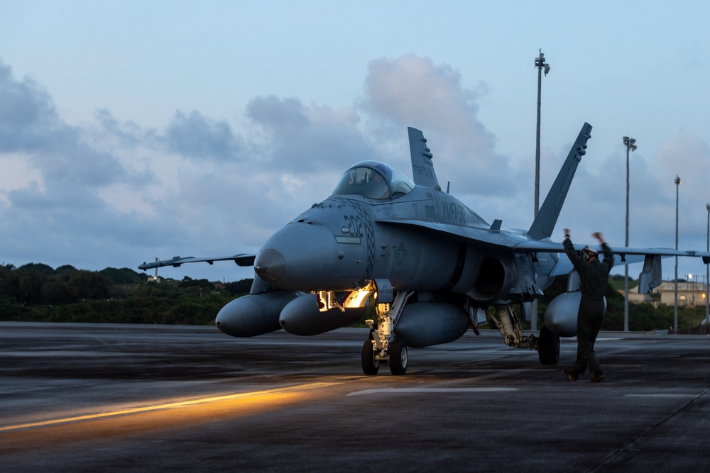 VMFA-312 Arrives at Anderson AFB for Guam ATR