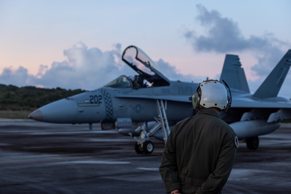 VMFA-312 Arrives at Anderson AFB for Guam ATR