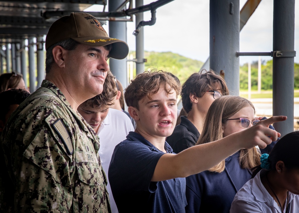 McCool School Visits USS Emory S. Land