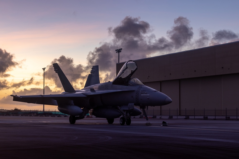 VMFA-312 Arrives at Anderson AFB for Guam ATR