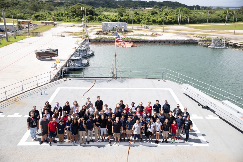 McCool School Visits USS Emory S. Land