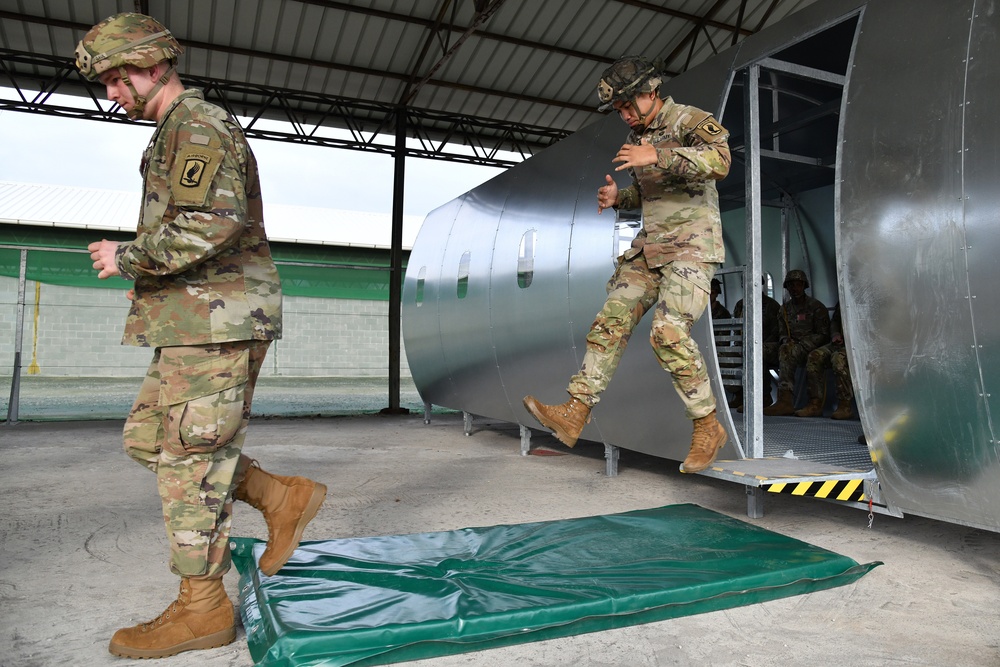 Preparing to jump