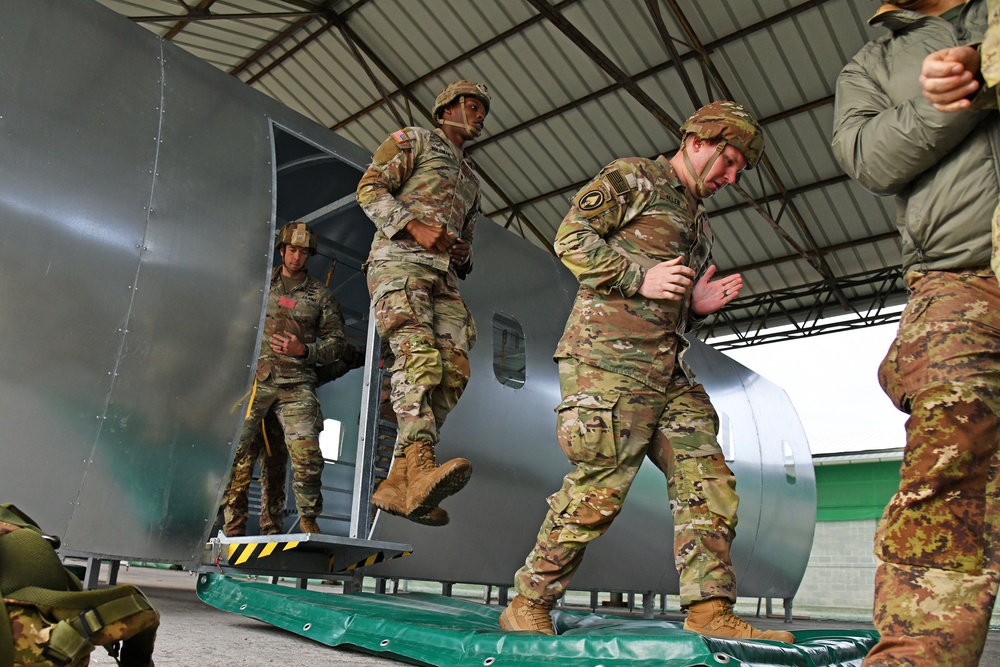Preparing to jump