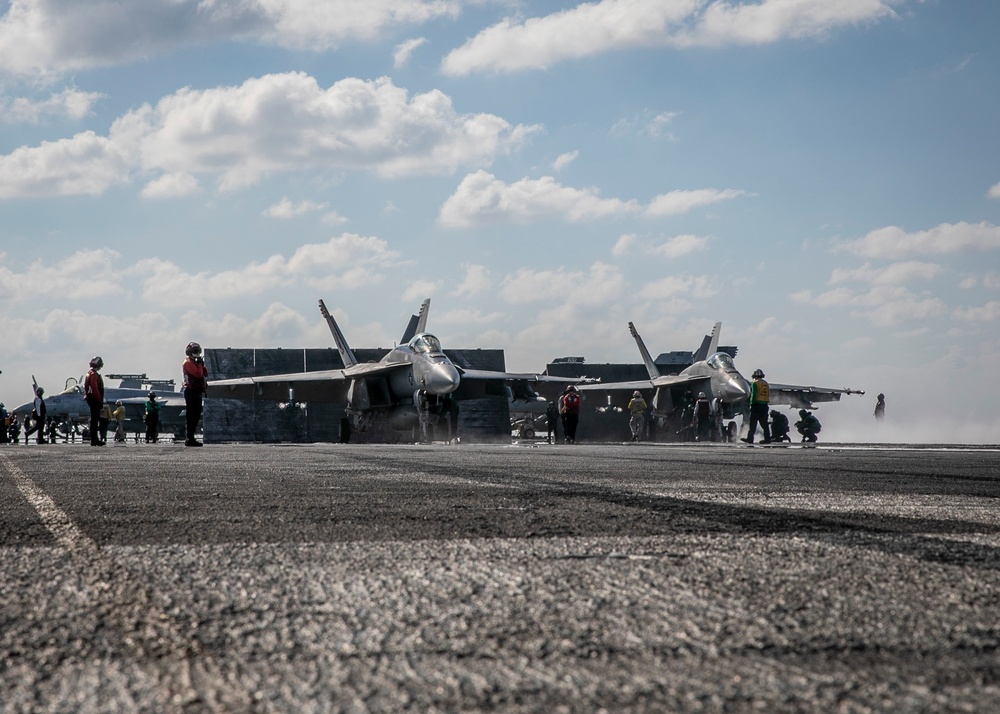 Daily Operations Aboard USS George H.W. Bush (CVN 77)