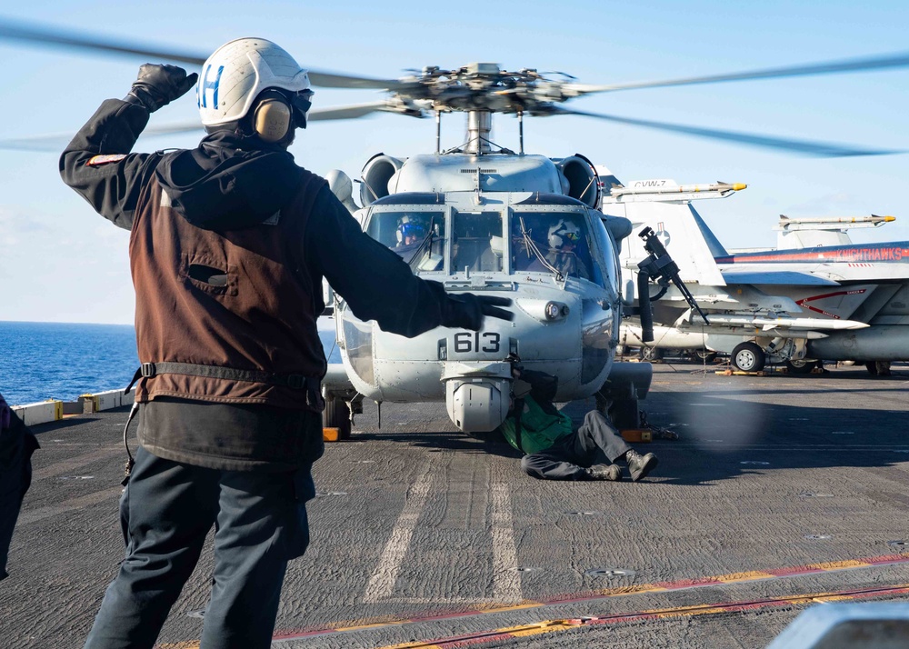 Daily Operations Onboard USS George H.W. Bush (CVN 77)