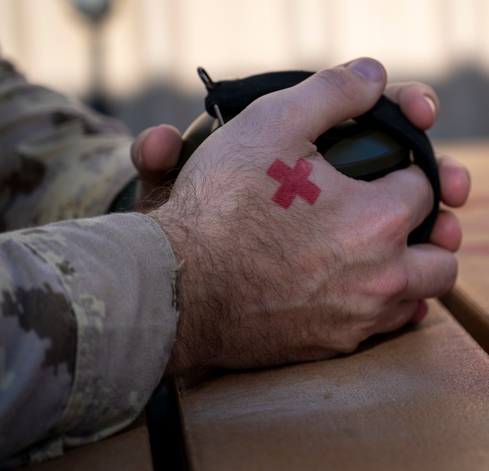 Medical evacuation training brings together AASAB and coalition partners