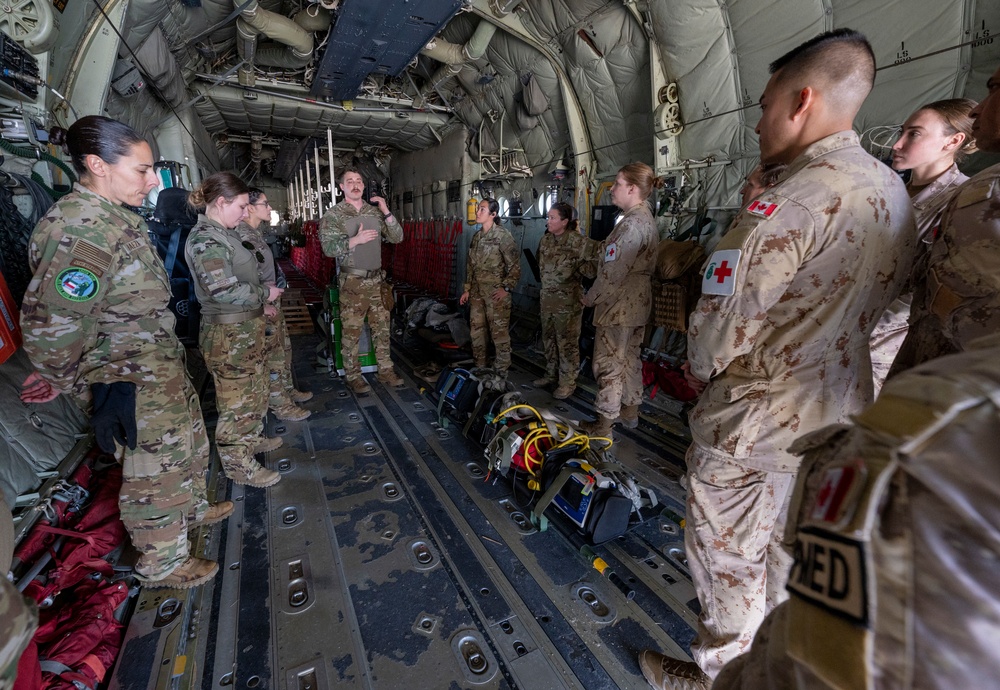 Medical evacuation training brings together AASAB and coalition partners