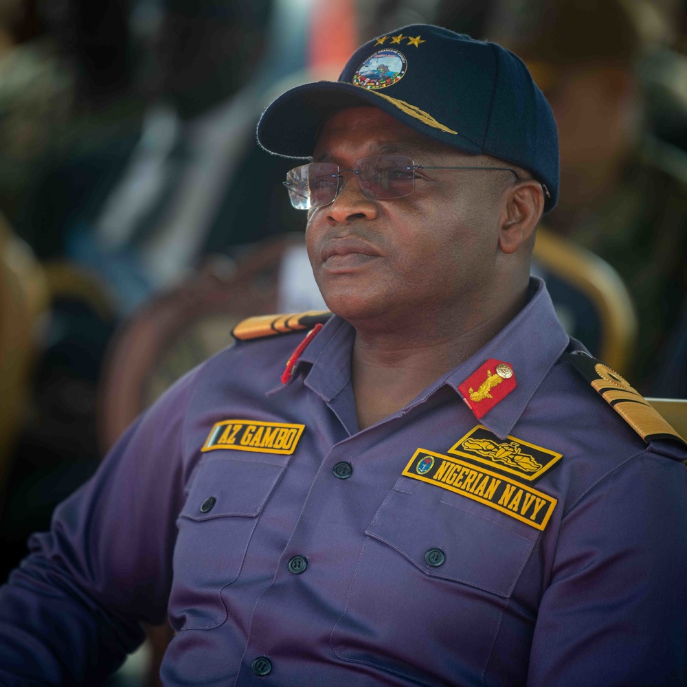 U.S. Sixth Fleet Commander visits Nigeria, celebrates opening ceremony of exercise Obangame Express 23