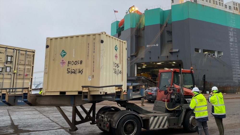 Riga Port Operations Solidify U.S. Army Access to Baltic Sea Region