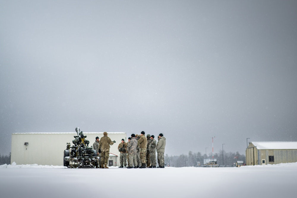 120th Field Artillery Regiment prepares for sling load training