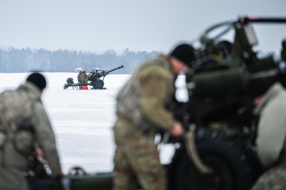 120th Field Artillery Regiment prepares for sling load training