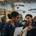 U.S. Navy Sailors Organize And Distribute Mail