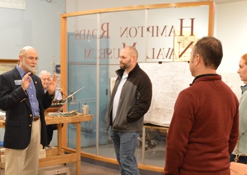 Naval Museum hosts staff members from the National Museum of the United States Marine Corps