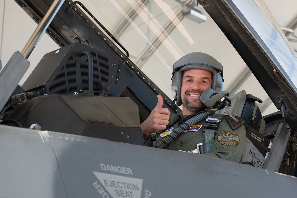 Tucson Police Department Chief of Police takes flight at Morris Air National Guard Base
