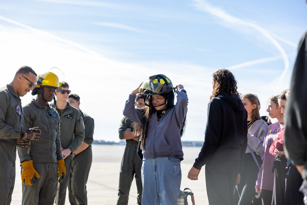 Grover C. Fields Middle School Explores Cherry Point