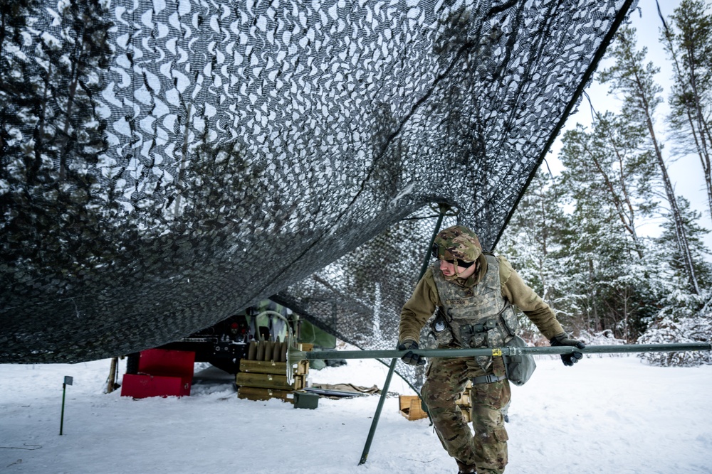 120th Field Artillery Regiment demonstrates capabilities at Northern Strike 23-1