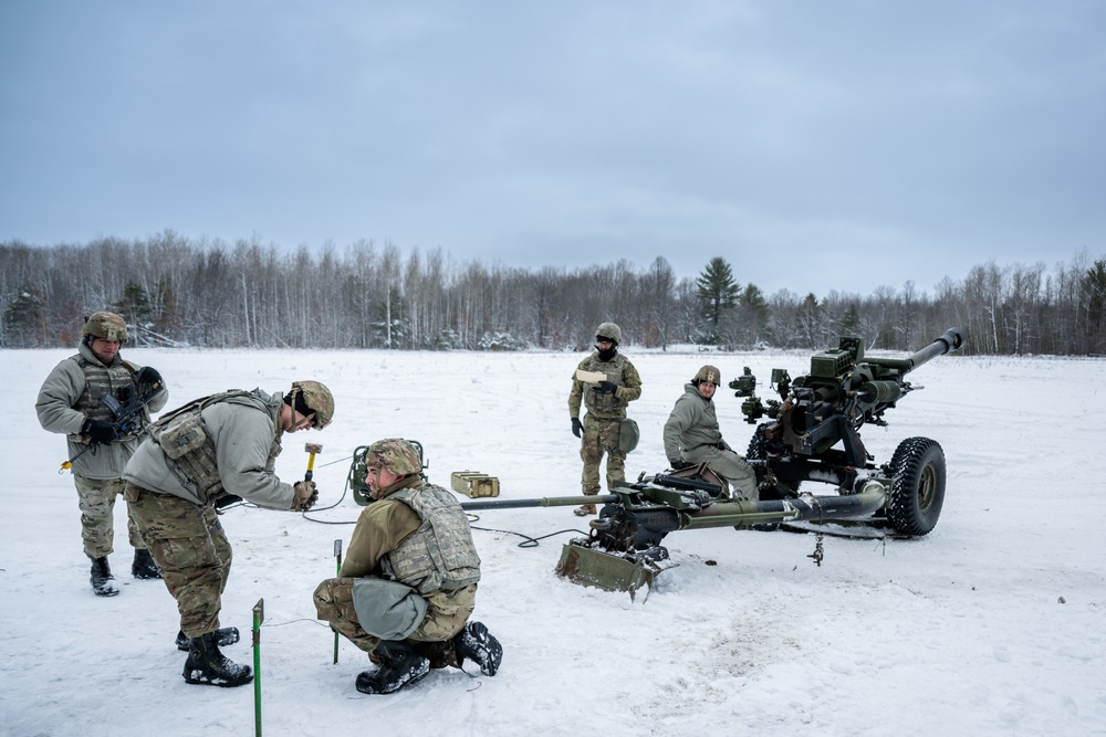 120th Field Artillery Regiment demonstrates capabilities at Northern Strike 23-1