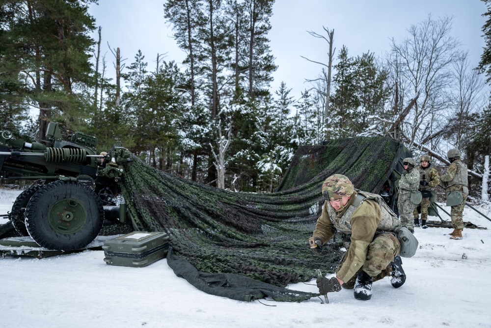 120th Field Artillery Regiment demonstrates capabilities at Northern Strike 23-1