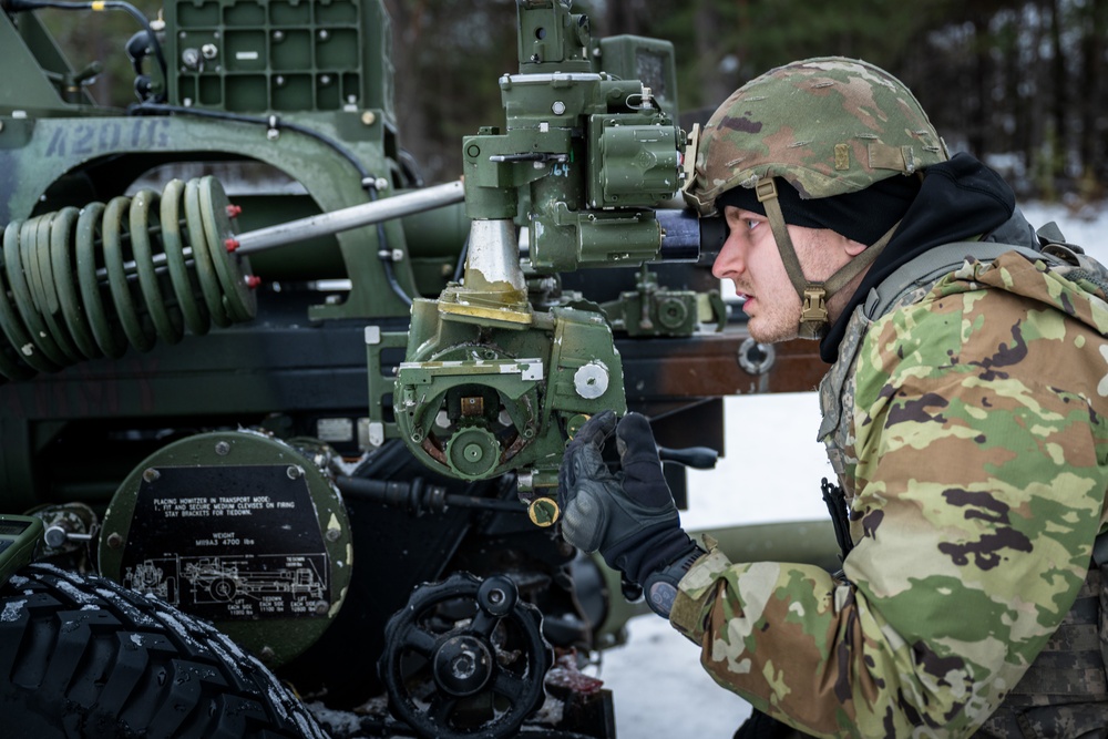 120th Field Artillery Regiment demonstrates capabilities at Northern Strike 23-1