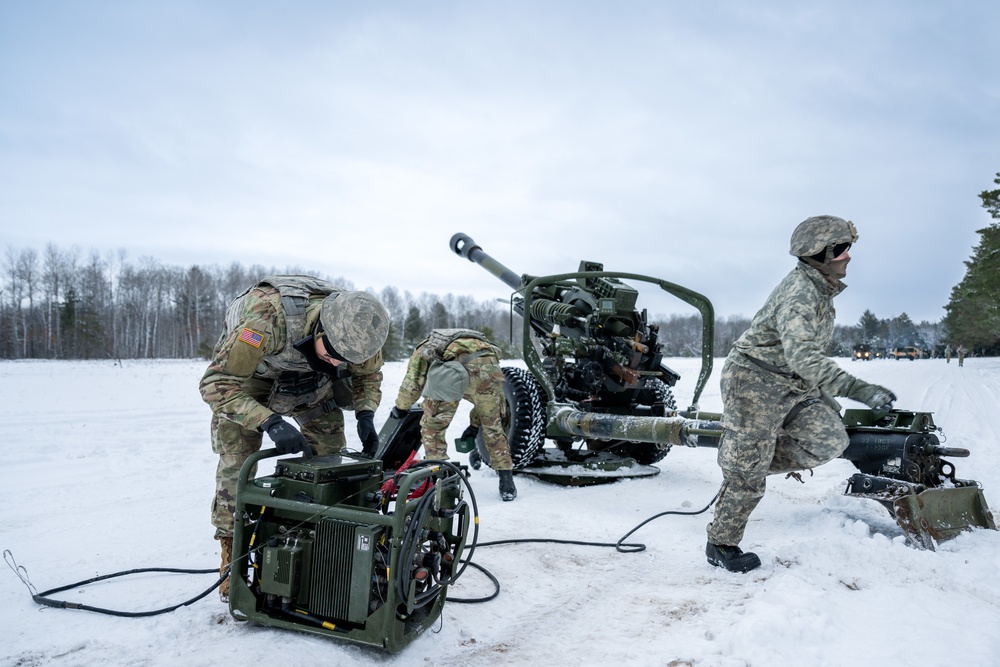 120th Field Artillery Regiment demonstrates capabilities at Northern Strike 23-1