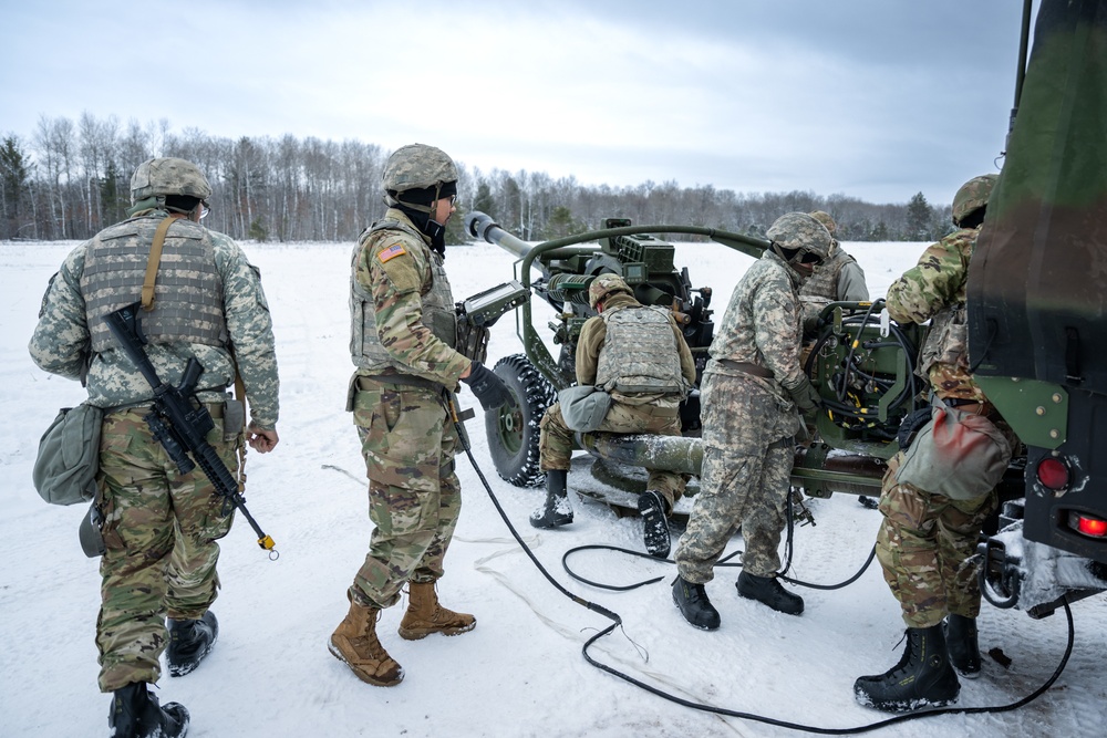 120th Field Artillery Regiment demonstrates capabilities at Northern Strike 23-1